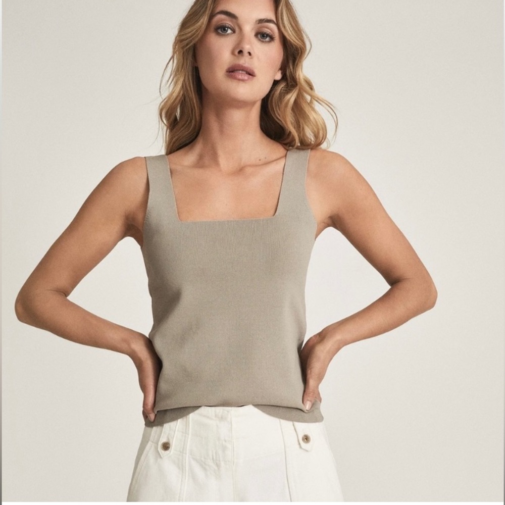 New Reiss Square Neck Tank